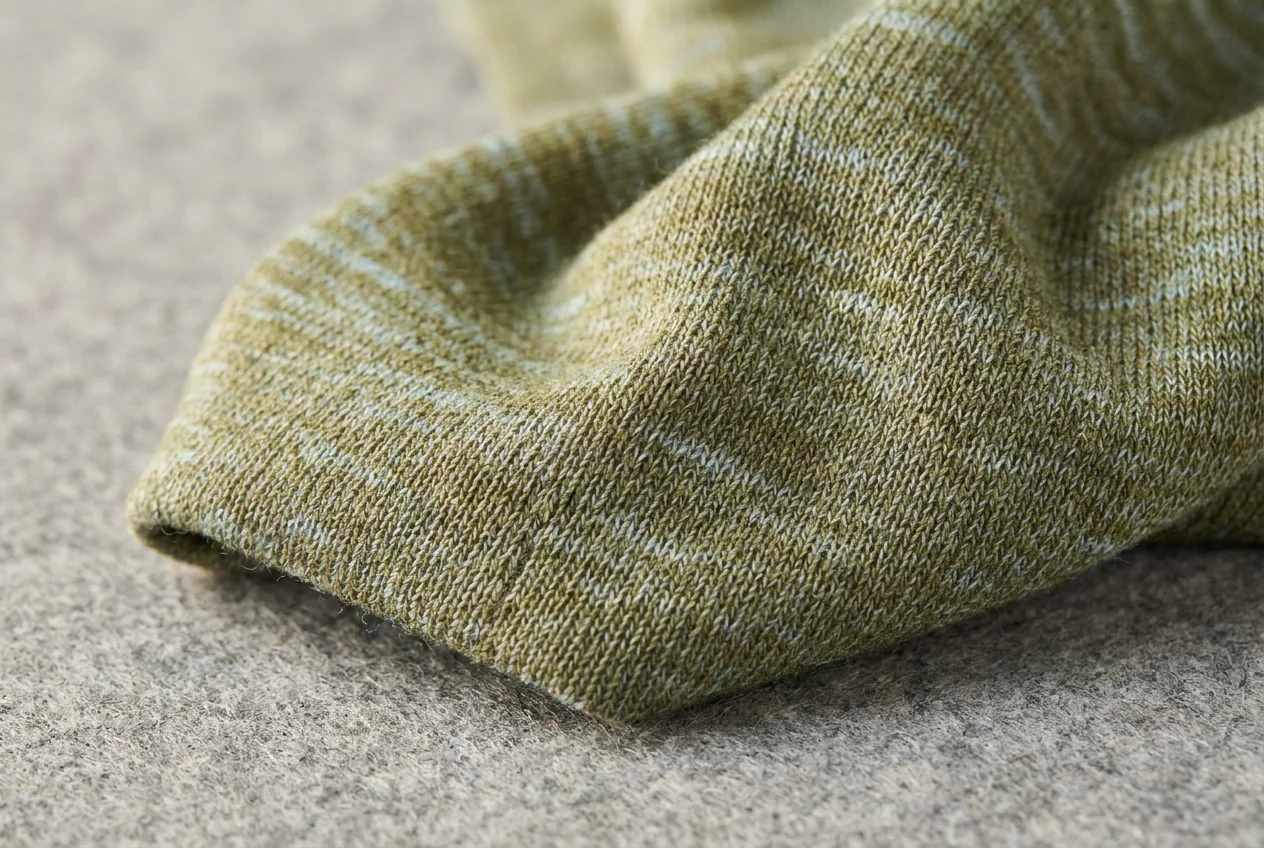 Bamboo-poly blend fabric swatch used for fishing neck gaiters